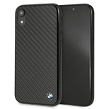 Etui BMW Siganture Carbon na iPhone Xr - czarne