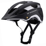 Kask rowerowy MTB Wozinsky lekki L - czarno-srebrny