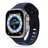 Tech-Protect IconBand Line Strap for Apple Watch 4 / 5 / 6 / 7 / 8 / 9 / SE / Ultra 1 / 2 (42/44/45/49 mm) - Navy Blue