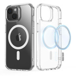 ESR Classic Hybrid Halolock-Hülle mit MagSafe für iPhone 15 – transparent