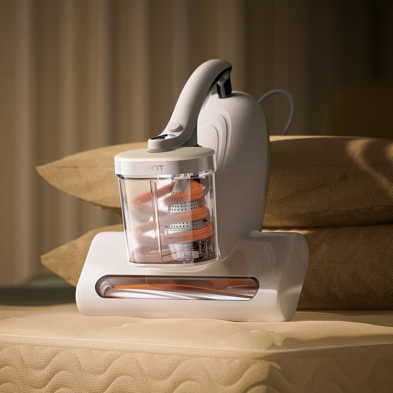 Odkurzacz UWANT posiada dwie komory do separacji kurzu i przepływu powietrza