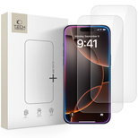Tech-Protect Glass Fit+ 2-pack tempered glass for iPhone 16 Pro / 17 / 17 Pro - transparent