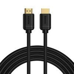 Baseus Cable HDMI 2.0 4K 60 Hz 3D HDR 18 Gbps 3 m black (CAKGQ-C01)