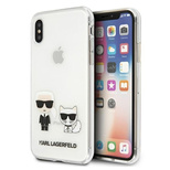 Karl Lagerfeld Karl &amp; Choupette iPhone X / Xs Case - Transparent