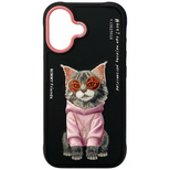 Nimmy Glasses Cool Cat case for iPhone 17 - black