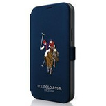 Etui U.S. Polo Assn. Embroidery Collection na iPhone 12 / iPhone 12 Pro - granatowe