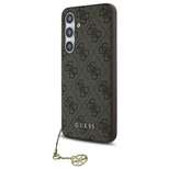 Guess GUHCS24FEGF4GBR S24 FE S721 braun/braunes Hardcase 4G Charms Collection