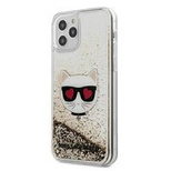 Karl Lagerfeld KLHCP12SLCGLGO iPhone 12 mini 5,4" złoty/gold hardcase Liquid Glitter Choupette