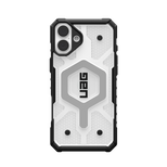 UAG Pathfinder Clear Magsafe Hülle für iPhone 16 Plus – weiß