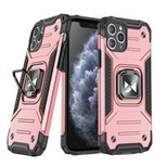 Wozinsky Ring Armor robuste Hybrid-Hülle + Magnethalterung für iPhone 11 Pro rosa