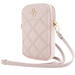 Guess Zip Quilted 4G bag - pink