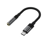 Acefast J12 USB-C auf 3,5-mm-Miniklinkenadapter – Schwarz
