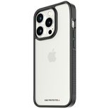 Military Grade Certified PanzerGlass ClearCase iPhone 15 Pro Case - Transparent &amp; Black