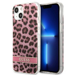 Guess GUHCP13SHSLEOP iPhone 13 mini 5.4&quot; pink/pink hardcase Leopard