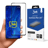 Szkło hartowane 3mk HardGlass Max Lite z czarną ramką na Xiaomi Redmi Note 13 Pro+