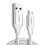 Ugreen US290 60151 USB-A/Micro-USB 2,4A-Kabel 1 m – Weiß