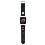 Karl Lagerfeld 3D Rubber Karl&Choupette Heads strap for Apple Watch 42/44/45/49mm - black