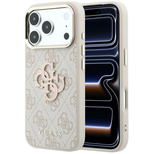 Guess 4G &amp; Big Resin Logo Case for iPhone 17 Pro / 18 Pro - Pink