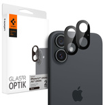 Spigen Optik GLAS.TR Camera Protector 2-PACK for iPhone 16 / 16 PLUS - Black