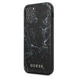 Guess Marble Case für iPhone 12 mini - Schwarz