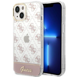 Guess GUHCP14MHG4MHP iPhone 14 Plus 6.7 &quot;pink / pink hardcase 4G Pattern Script