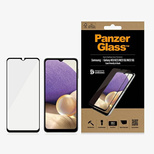 PanzerGlass E2E Regular gehärtetes Glas für Samsung Galaxy A12 / A23 / M23 / M33 5G – mit schwarzem Rahmen