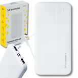 Wozinsky powerbank Li-Po 10000mAh 2 x USB biały (WPBWE1)