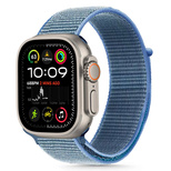 Tech-Protect Nylon Strap for Apple Watch 44 / 45 / 46 / 49 mm - Blue