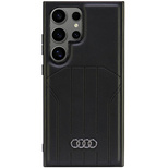 Audi Kunstleder MagSafe S24 Ultra S928 schwarz/schwarz Hardcase AU-TPUPCMS24U-Q5/D1-BK