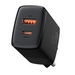 [B WARE] Baseus Compact Fast USB / USB Type C Ladegerät 20W 3A Power Delivery Quick Charge 3.0 schwarz (CCXJ-B01)