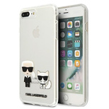 Karl Lagerfeld Karl &amp; Choupette iPhone 7 / 8 Plus Case - Transparent