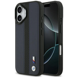 BMW M Perforated Stripe Logo MagSafe Case für iPhone 17 – Marineblau