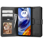 Tech-Protect Wallet Case for Motorola Moto G22 / E32 / E32S - Black