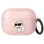 Karl Lagerfeld KLAPHNCHTCP Airpods Pro Cover Pink/Pink Ikonik Choupette