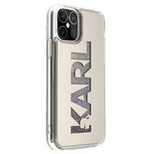 Karl Lagerfeld KLHCP12SKLMLGR iPhone 12 mini 5,4" srebrny/silver hardcase Mirror Liquid Glitter Karl