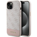 Guess 4G Stripe Collection case for iPhone 15 / 14 / 13 - pink