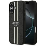 Guess 4G MagSafe-Hülle mit Printstreifen für iPhone 17 – Schwarz