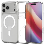 Spigen Liquid Crystal MagSafe Case for iPhone 17 Pro - Clear and White