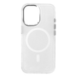 Glitter Case for Samsung Galaxy S26, MagSafe Compatible - White