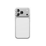 AmazingThing Saphir-Kameraglas für iPhone 17 Pro / Pro Max – mit silbernem Rahmen
