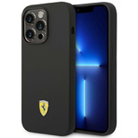 Ferrari FESSIHMP14XBK iPhone 14 Pro Max 6,7" czarny/black hardcase Silicone Metal Logo Magsafe