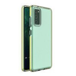 Spring Case Silikon Gel Handyhülle Schutzhülle für Samsung Galaxy A02s EU gelb