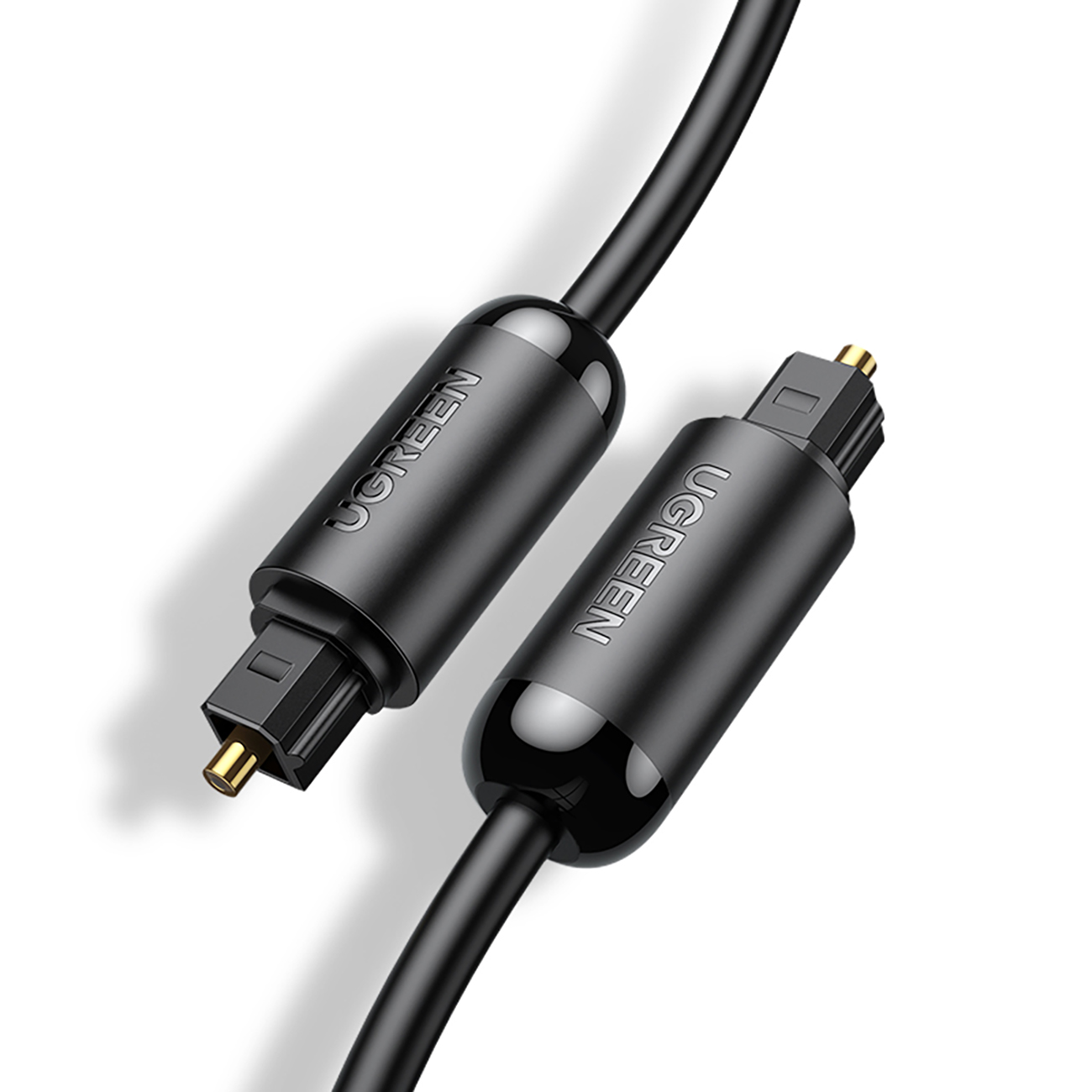 Kabel optyczny Ugreen AV122 70890 audio na białym tle