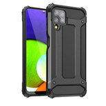 Hybrid Armor Case Tough Rugged Cover für Samsung Galaxy A22 4G schwarz