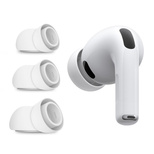 Tech-Protect Ohrstöpsel für AirPods Pro 3 in den Größen S/M/L, 3er-Pack – weiß