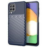 Thunder Case Flexibel Robuste Panzer Handyhülle TPU Schutzhülle für Samsung Galaxy A22 4G blau