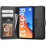 Tech-Protect Wallet-Hülle für Xiaomi Redmi 12 – Schwarz