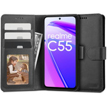 Etui Tech-Protect Wallet na Realme C55 - czarne