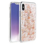 Etui UNIQ Lumence Clear na iPhone Xs Max - różowo-złote