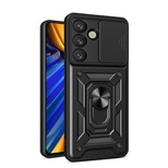 Hybrid Armor Camshield Case for Samsung Galaxy S26 Ultra - Black